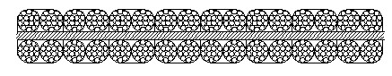 扁钢丝绳8×4×14截面图